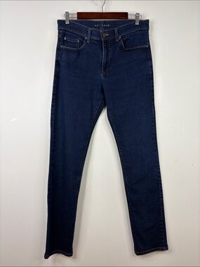 Mott & Bow Jeans Mens 32 x 32 Dark Blue Slim Oliver Stretch Denim Taper Leg